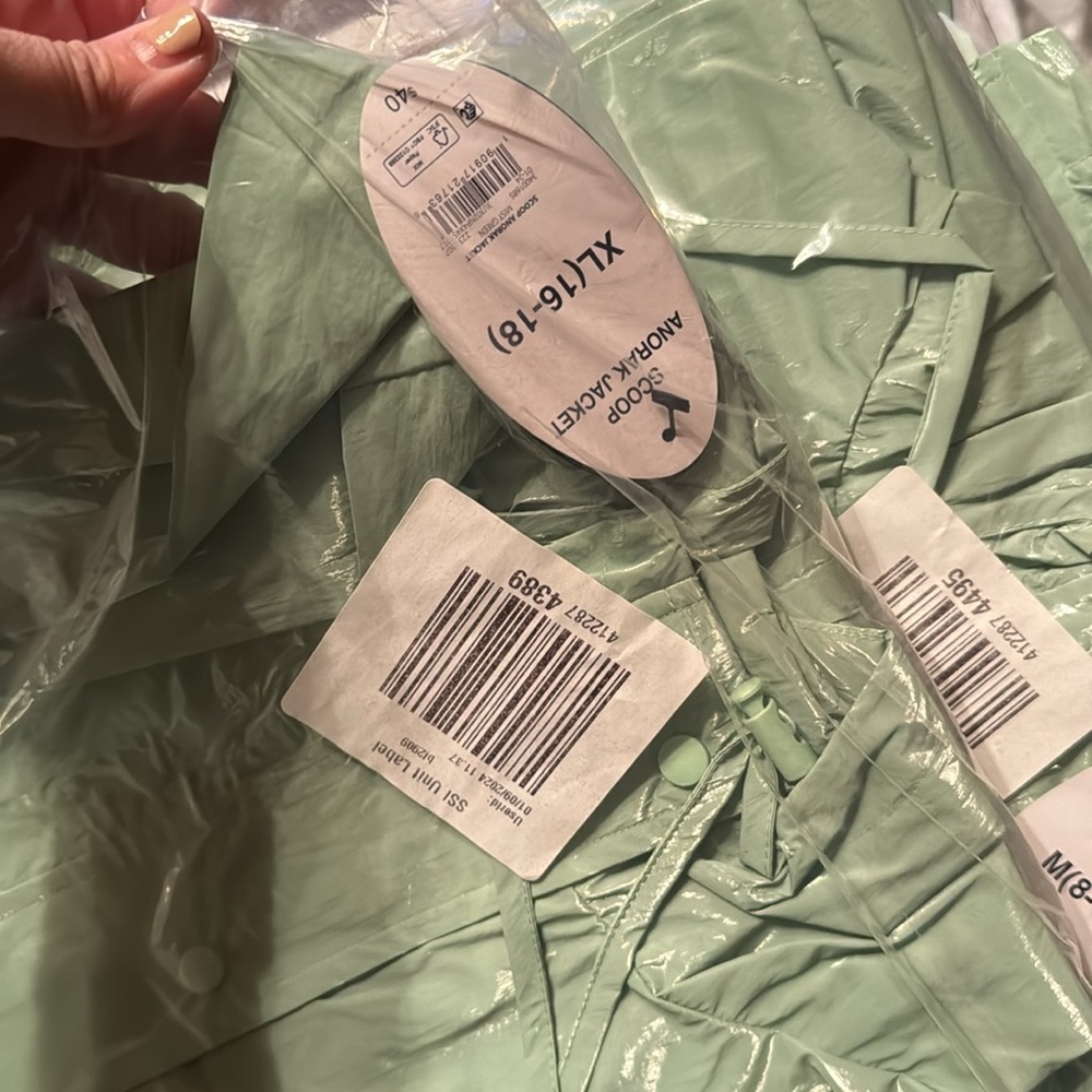 NWT • Scoop • Anorak Jacket • Mist Green • - Picture 5 of 5
